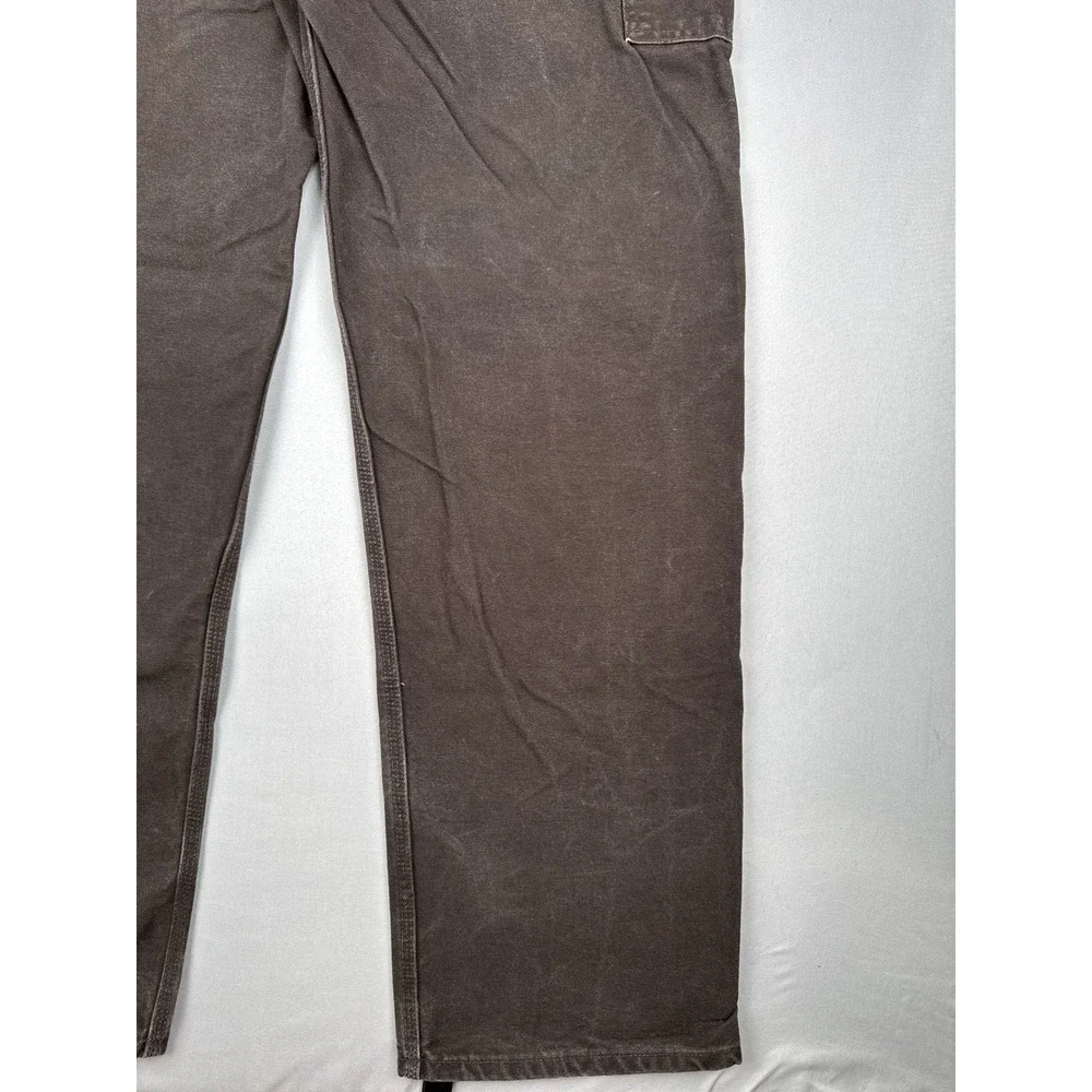 Carhartt B136 DKB Double Knee Carpenter Work Pants Chocolate Brown 36x36
